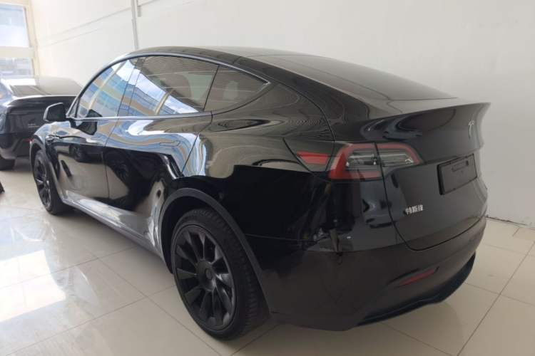 Used Tesla Model Y 2021 Standard Range Rear-Wheel Drive Version Rear Left 45 Deg