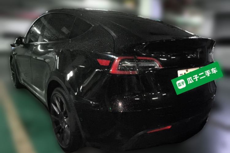 Used Tesla Model Y 2021 Standard Range Rear-Wheel Drive Version Rear Left 45 Deg