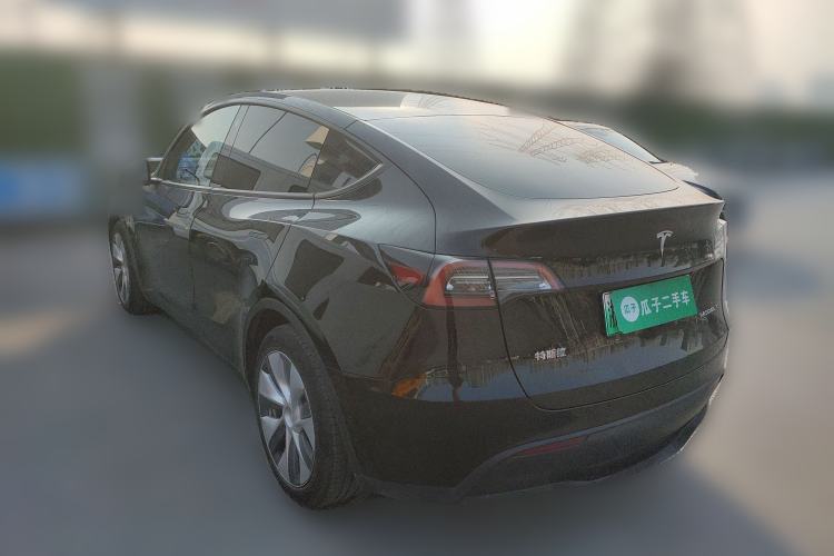 Used Tesla Model Y 2021 Standard Range Rear-Wheel Drive Version Rear Left 45 Deg