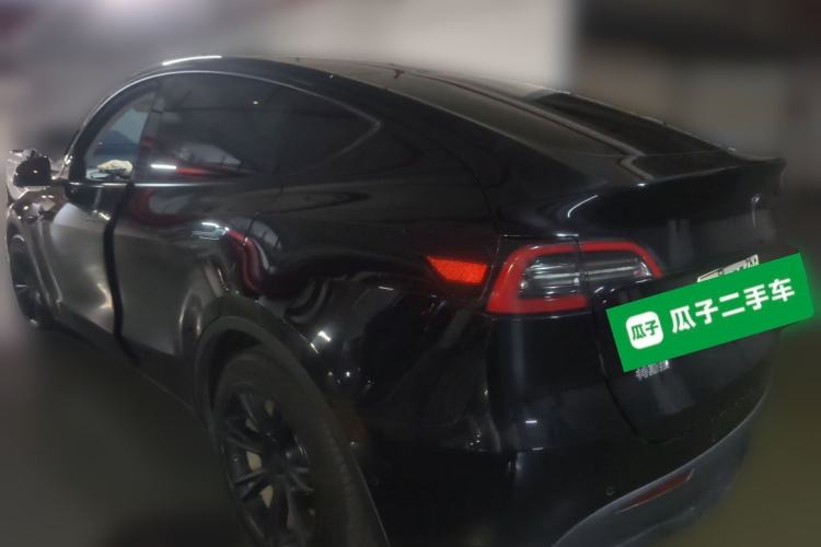 Used Tesla Model Y 2021 Standard Range Rear-Wheel Drive Version Rear Left 45 Deg
