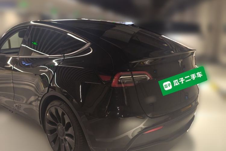 Used Tesla Model Y 2021 Performance High-Performance All-Wheel-Drive Version Rear Left 45 Deg
