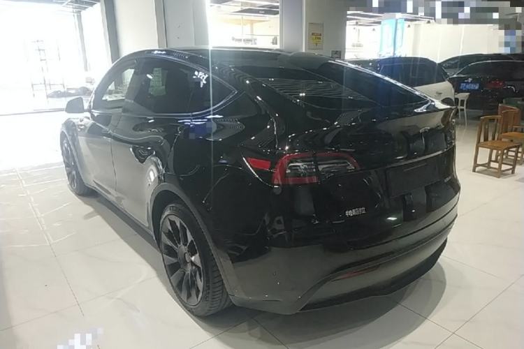 Used Tesla Model Y 2021 Standard Range Rear-Wheel Drive Version Rear Left 45 Deg
