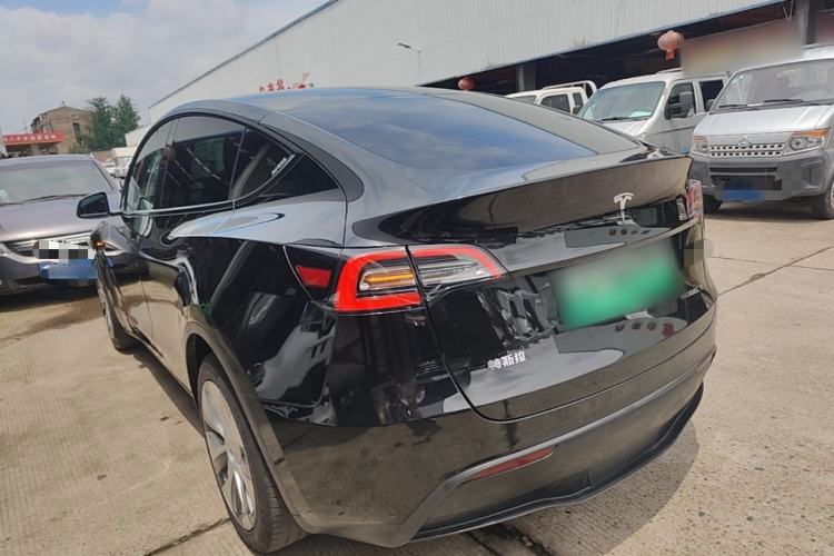 Used Tesla Model Y 2021 Standard Range Rear-Wheel Drive Version Rear Left 45 Deg