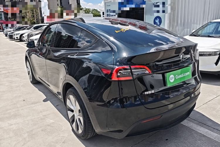 Used Tesla Model Y 2021 Long-Range All-Wheel-Drive Version Rear Left 45 Deg