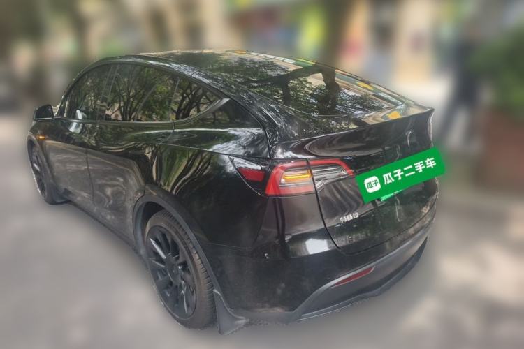 Used Tesla Model Y 2021 Standard Range Rear-Wheel Drive Version Rear Left 45 Deg