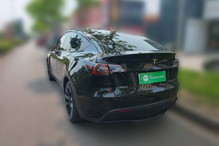 Used Tesla Model Y 2021 Standard Range Rear-Wheel Drive Version Rear Left 45 Deg