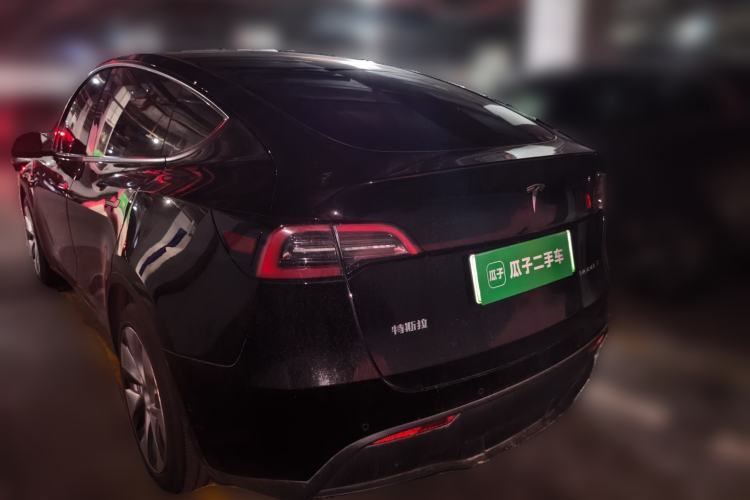 Used Tesla Model Y 2021 Standard Range Rear-Wheel Drive Version Rear Left 45 Deg