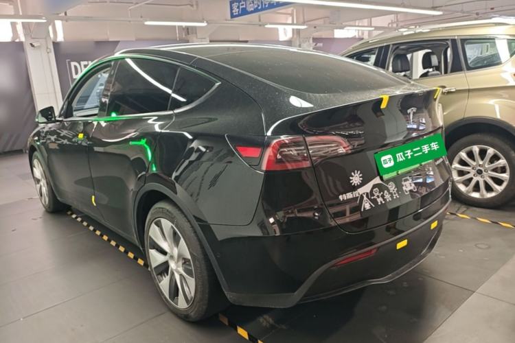 Used Tesla Model Y 2021 Standard Range Rear-Wheel Drive Version Rear Left 45 Deg