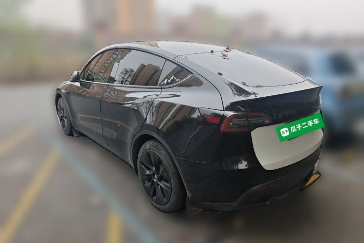 Used Tesla Model Y 2021 Standard Range Rear-Wheel Drive Version Rear Left 45 Deg