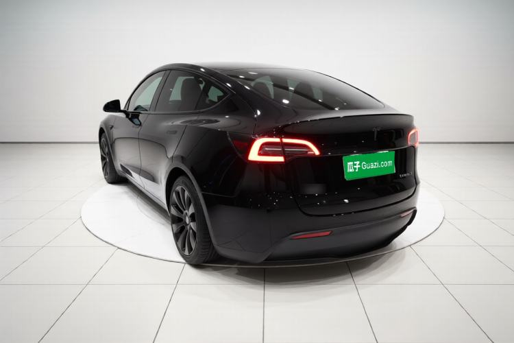Used Tesla Model Y 2021 Long-Range All-Wheel-Drive Version 3D7 Rear Left 45 Deg