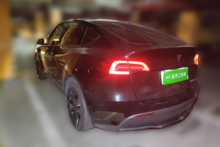 Used Tesla Model Y 2021 Long-Range All-Wheel-Drive Version 3D7 Rear Left 45 Deg