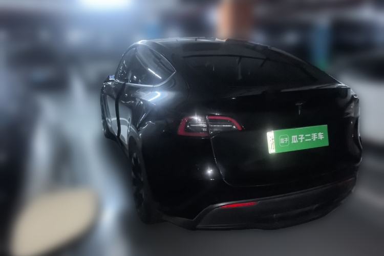 Used Tesla Model Y 2021 Standard Range Rear-Wheel Drive Version Rear Left 45 Deg