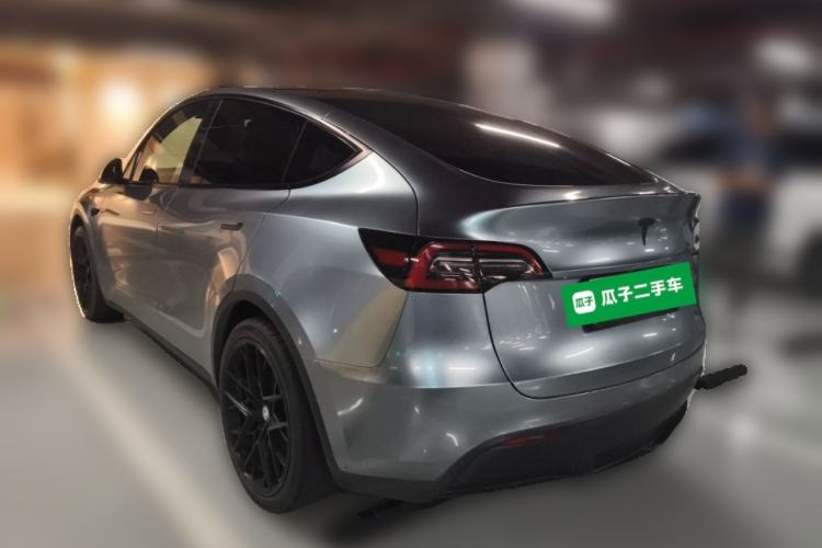 Used Tesla Model Y 2021 Long-Range All-Wheel-Drive Version Rear Left 45 Deg