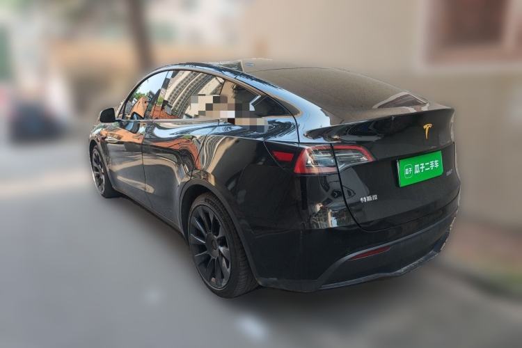 Used Tesla Model Y 2021 Standard Range Rear-Wheel Drive Version Rear Left 45 Deg