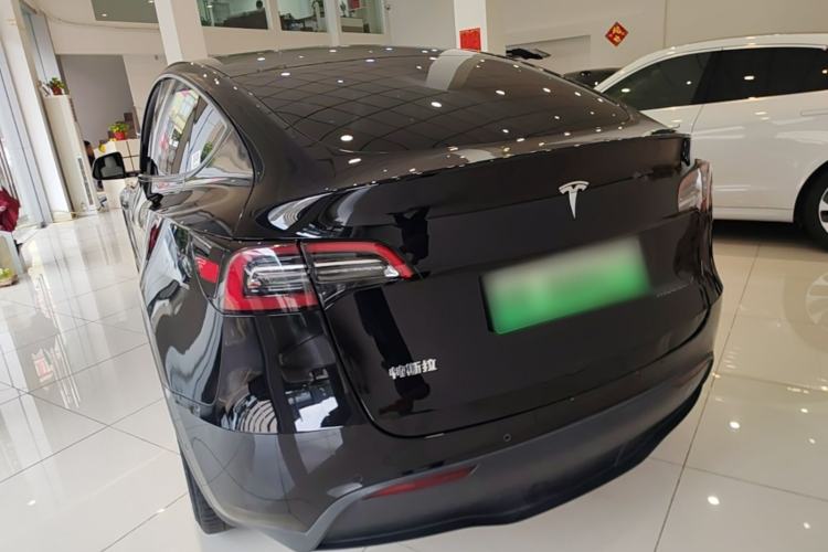 Used Tesla Model Y 2021 Long-Range All-Wheel-Drive Version Rear Left 45 Deg