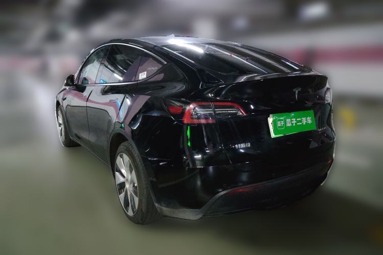 Used Tesla Model Y 2021 Standard Range Rear-Wheel Drive Version Rear Left 45 Deg