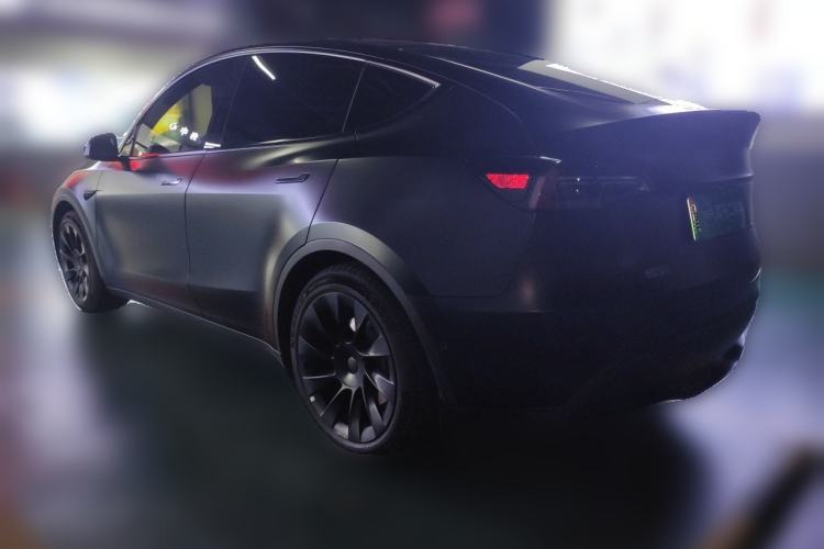 Used Tesla Model Y 2021 Standard Range Rear-Wheel Drive Version Rear Left 45 Deg