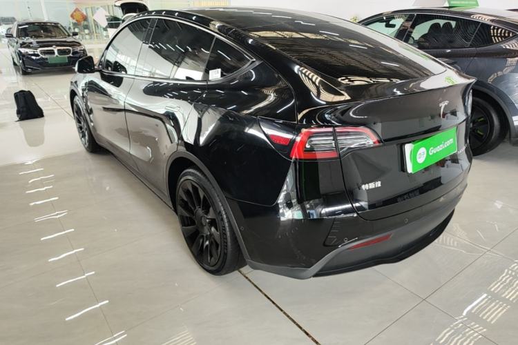 Used Tesla Model Y 2021 Standard Range Rear-Wheel Drive Version Rear Left 45 Deg