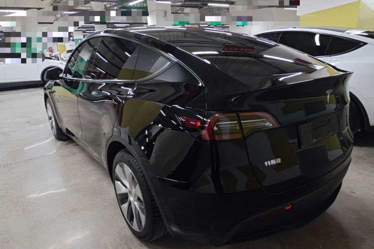 Used Tesla Model Y 2021 Standard Range Rear-Wheel Drive Version Rear Left 45 Deg
