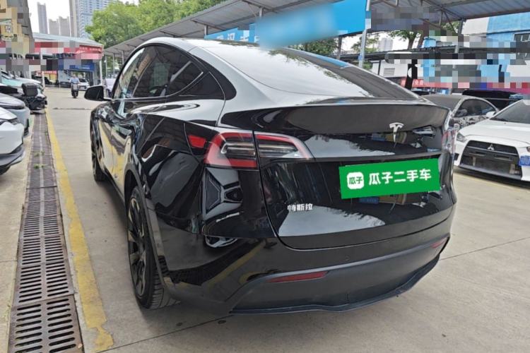 Used Tesla Model Y 2021 Standard Range Rear-Wheel Drive Version Rear Left 45 Deg
