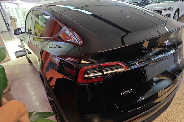 Used Tesla Model Y 2021 Standard Range Rear-Wheel Drive Version Rear Left 45 Deg