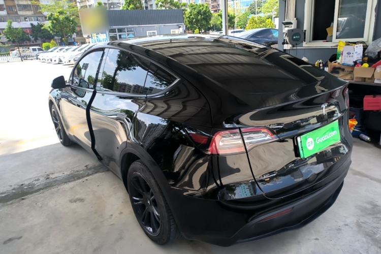 Used Tesla Model Y 2021 Long-Range All-Wheel-Drive Version Rear Left 45 Deg
