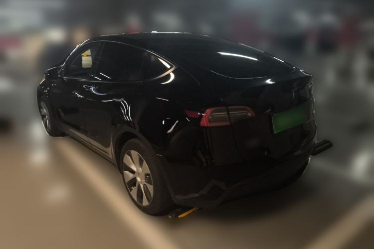 Used Tesla Model Y 2021 Revised Version 2 Long-Range All-Wheel-Drive Edition Rear Left 45 Deg