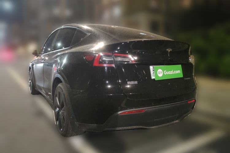 Used Tesla Model Y 2021 Standard Range Rear-Wheel Drive Version Rear Left 45 Deg