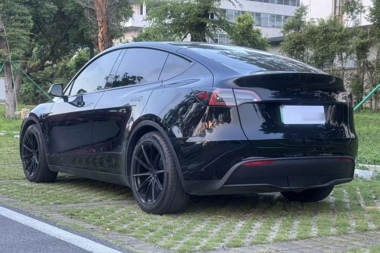 Used Tesla Model Y 2021 Standard Range Rear-Wheel Drive Version Rear Left 45 Deg