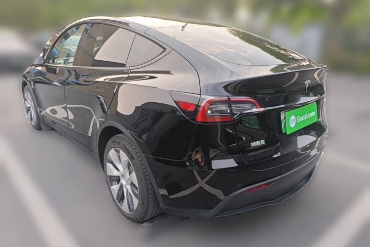 Used Tesla Model Y 2021 Long-Range All-Wheel-Drive Version Rear Left 45 Deg