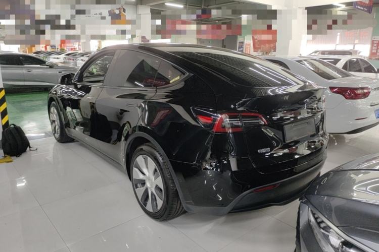 Used Tesla Model Y 2021 Long-Range All-Wheel-Drive Version Rear Left 45 Deg