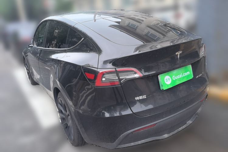 Used Tesla Model Y 2021 Standard Range Rear-Wheel Drive Version Rear Left 45 Deg