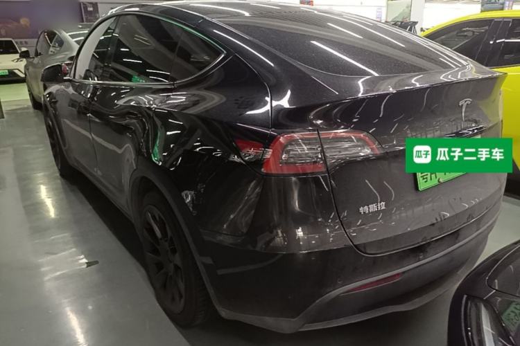 Used Tesla Model Y 2021 Standard Range Rear-Wheel Drive Version Rear Left 45 Deg