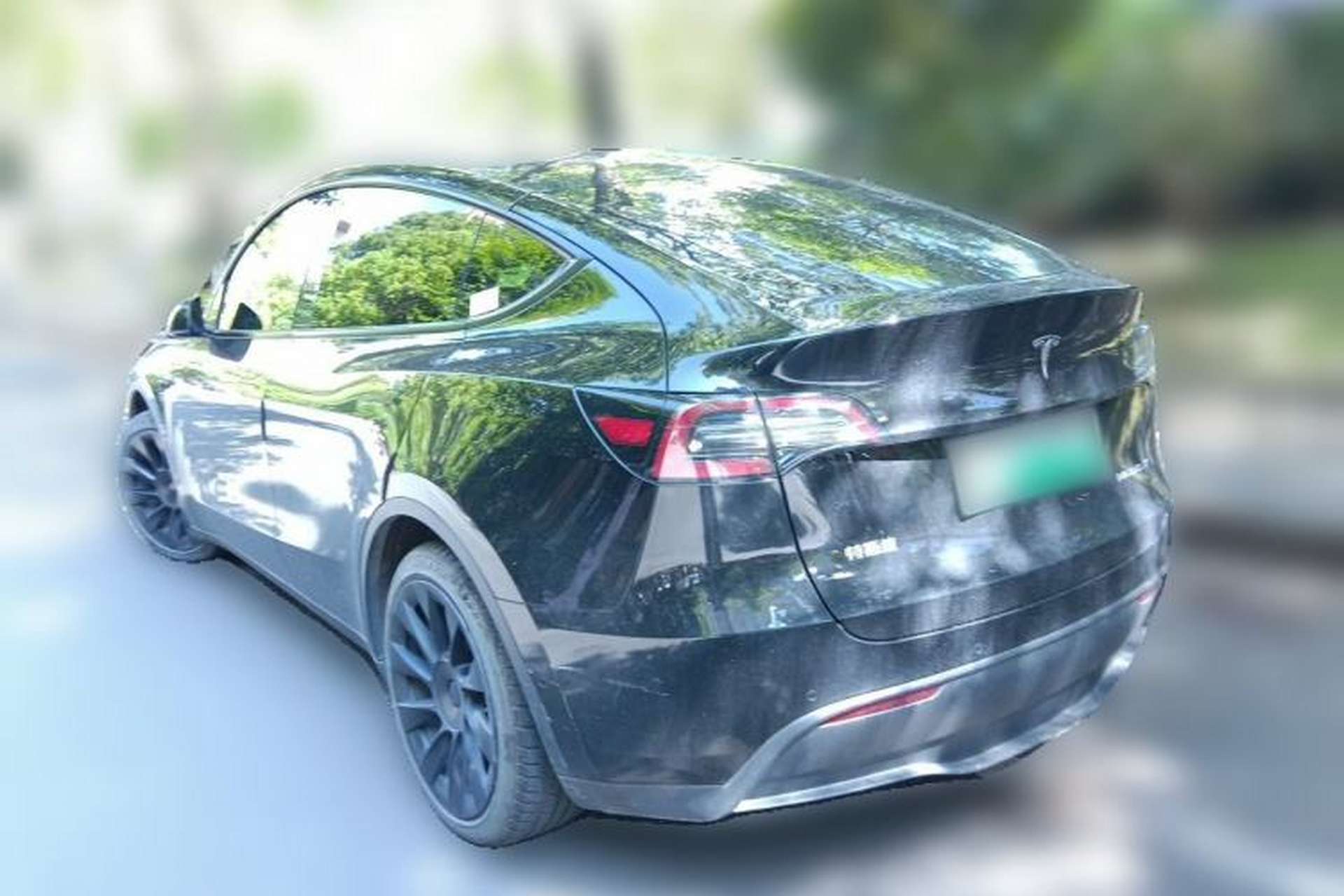 Used Tesla Model Y 2021 Standard Range Rear-Wheel Drive Version Rear Left 45 Deg