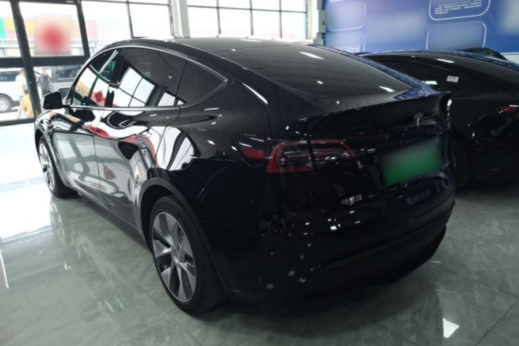 Used Tesla Model Y 2021 Standard Range Rear-Wheel Drive Version Rear Left 45 Deg