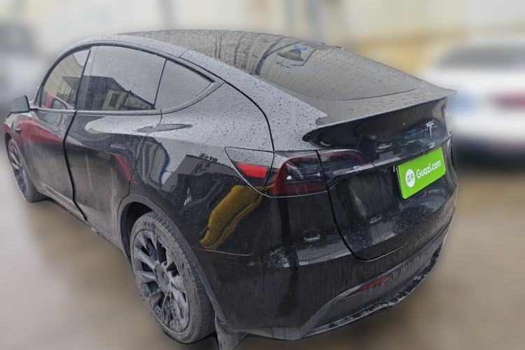 Used Tesla Model Y 2021 Standard Range Rear-Wheel Drive Version Rear Left 45 Deg