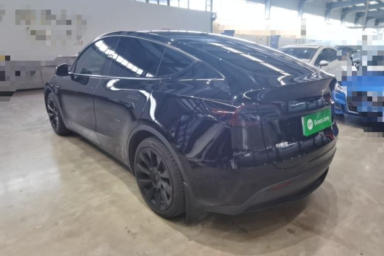 Used Tesla Model Y 2021 Standard Range Rear-Wheel Drive Version Rear Left 45 Deg