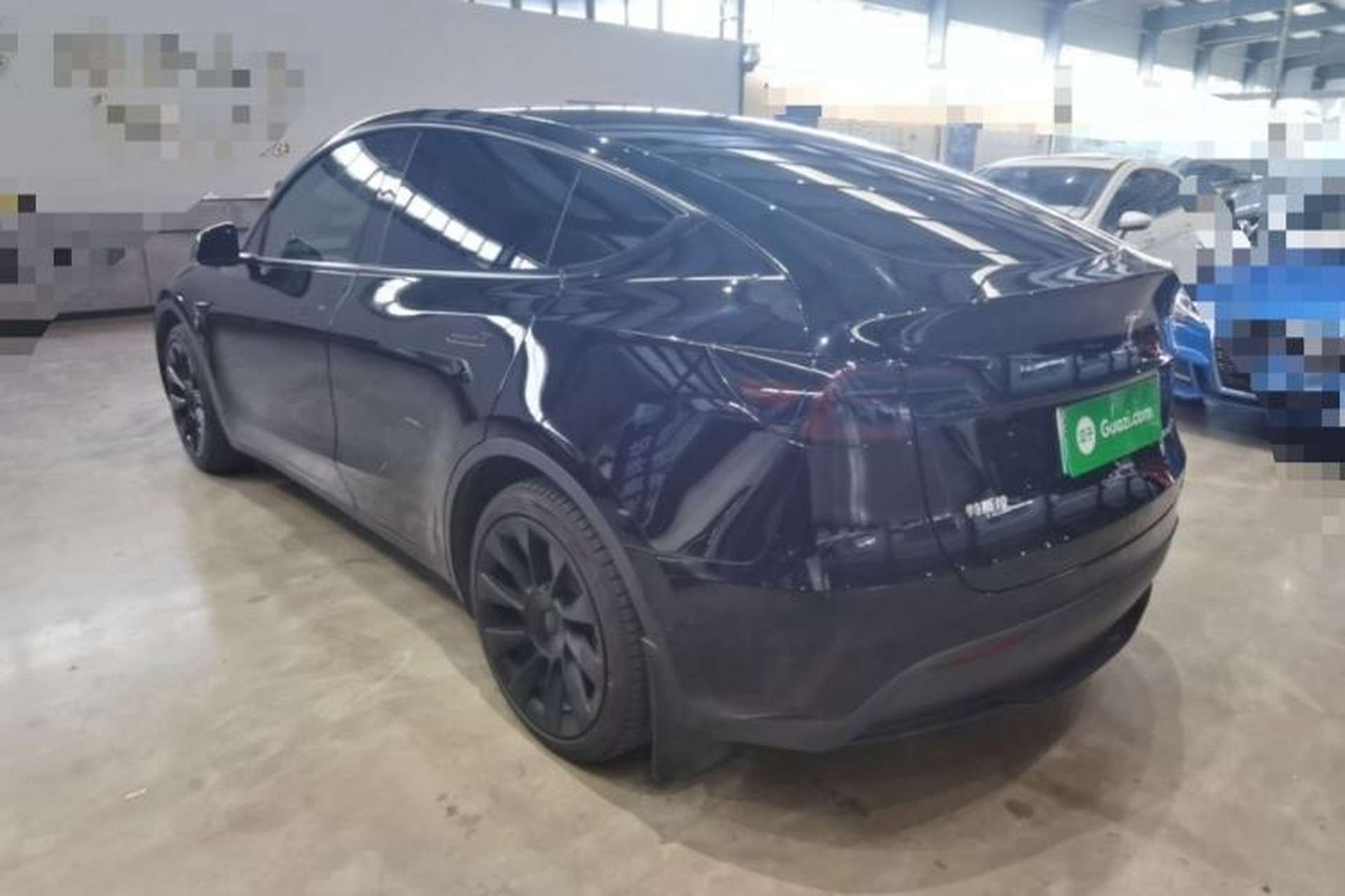 Used Tesla Model Y 2021 Standard Range Rear-Wheel Drive Version Rear Left 45 Deg