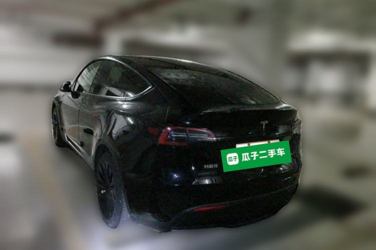 Used Tesla Model Y 2021 Standard Range Rear-Wheel Drive Version Rear Left 45 Deg