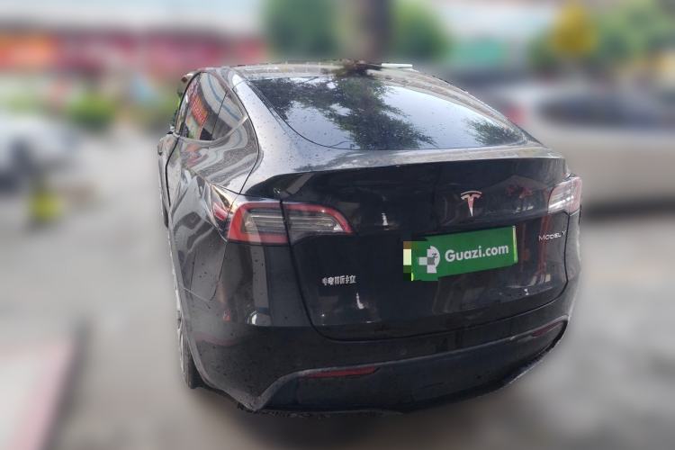 Used Tesla Model Y 2021 Long-Range All-Wheel-Drive Version Rear Left 45 Deg