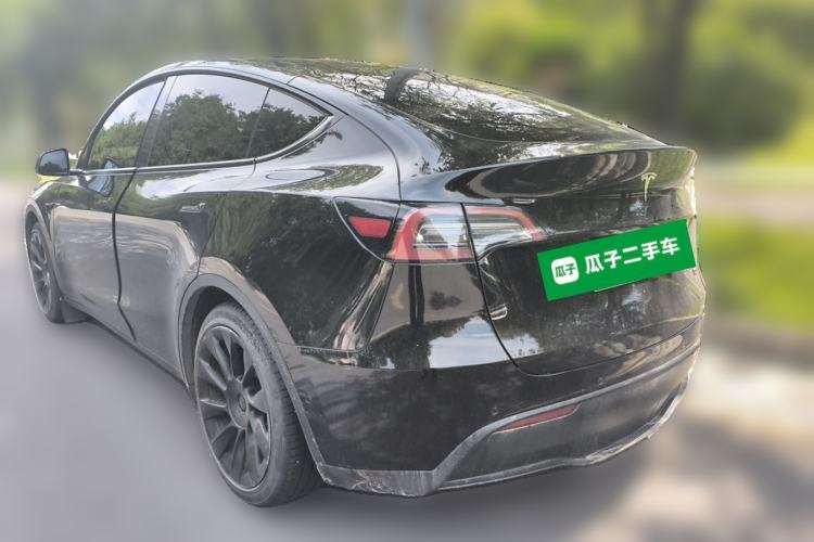 Used Tesla Model Y 2021 Standard Range Rear-Wheel Drive Version Rear Left 45 Deg