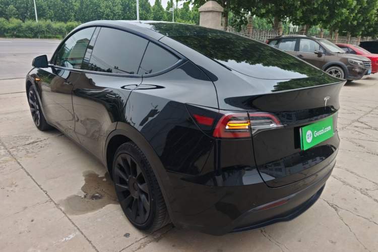 Used Tesla Model Y 2021 Standard Range Rear-Wheel Drive Version Rear Left 45 Deg