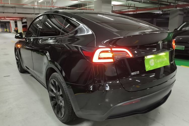 Used Tesla Model Y 2021 Long-Range All-Wheel-Drive Version Rear Left 45 Deg