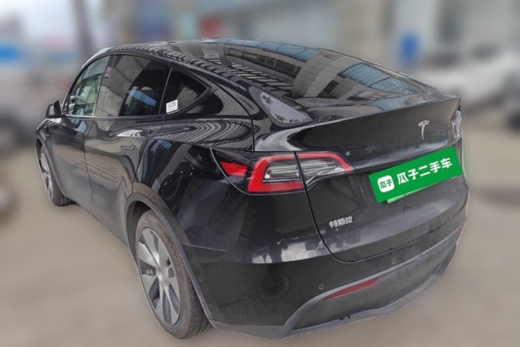 Used Tesla Model Y 2021 Standard Range Rear-Wheel Drive Version Rear Left 45 Deg