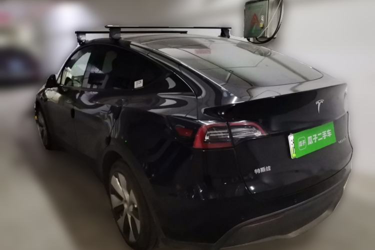Used Tesla Model Y 2021 Long-Range All-Wheel-Drive Version 3D7 Rear Left 45 Deg