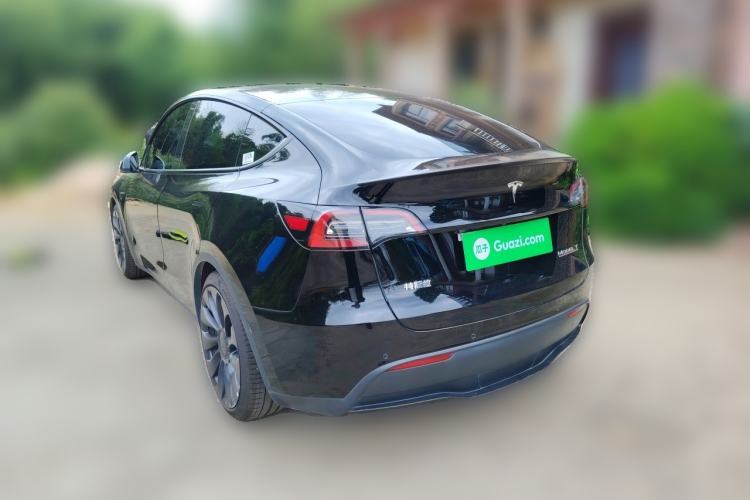 Used Tesla Model Y 2021 Performance High-Performance All-Wheel-Drive Version Rear Left 45 Deg
