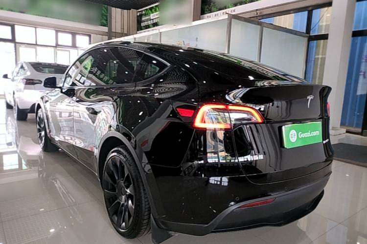 Used Tesla Model Y 2021 Standard Range Rear-Wheel Drive Version Rear Left 45 Deg