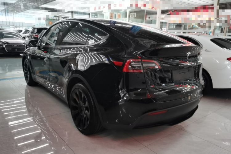 Used Tesla Model Y 2021 Standard Range Rear-Wheel Drive Version Rear Left 45 Deg