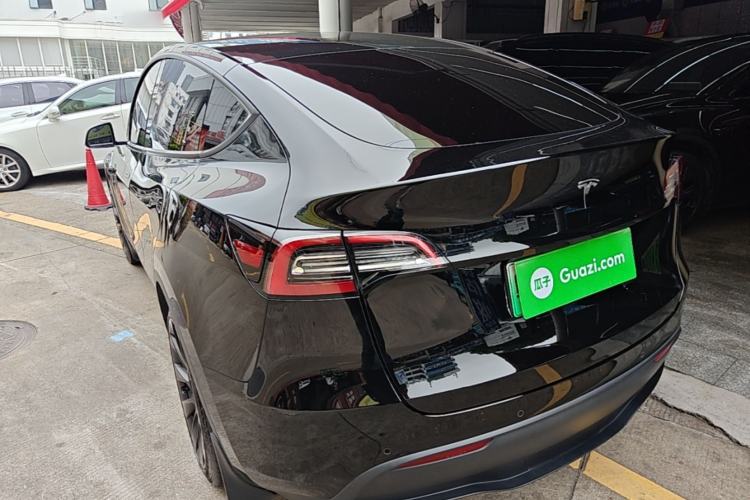 Used Tesla Model Y 2021 Standard Range Rear-Wheel Drive Version Rear Left 45 Deg