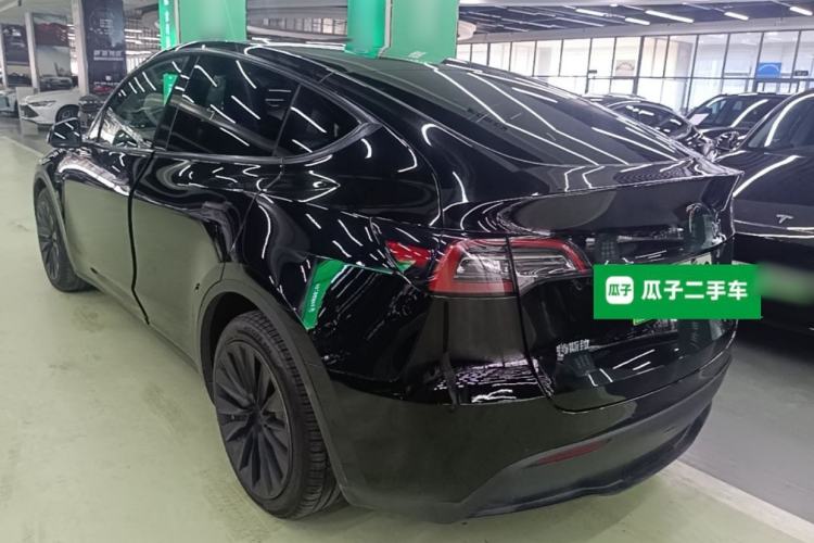 Used Tesla Model Y 2021 Standard Range Rear-Wheel Drive Version Rear Left 45 Deg